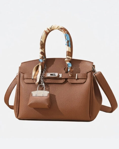The Heritage Scarf-Wrapped Satchel