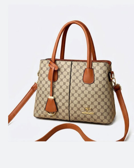 The Meridian Signature Monogram Satchel