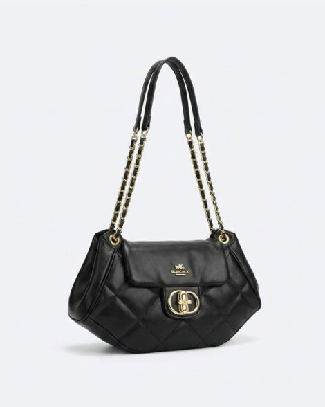 The Genevieve Quilted Chain Shoulder Bag