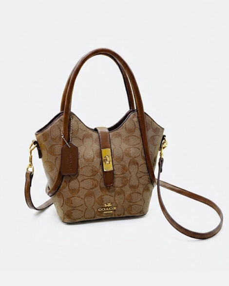 The Laurent Monogram Bucket Bag