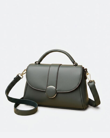 Verona Button Flap Crossbody