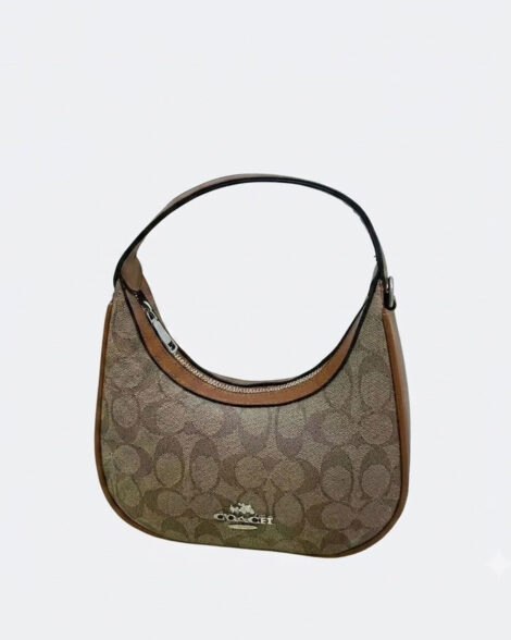 Monogram Canvas Crescent Shoulder Bag